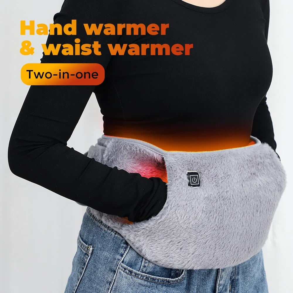 Electric Heating Hand Warmer Uterus Warming Belt Waist Warming Belt Winter Gift for Lady Anti Cold Hot Heating Warm Handbag