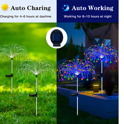 420LED Solar Firework Garden Lights