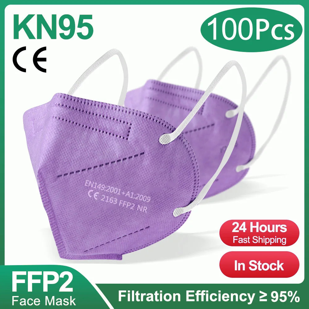 10-100Pcs ffp2 mask kn95 Face masque mask ffp2 mascarillas quirurgicas homologadas kn 95 certificadas mascherine ffp3 Masks