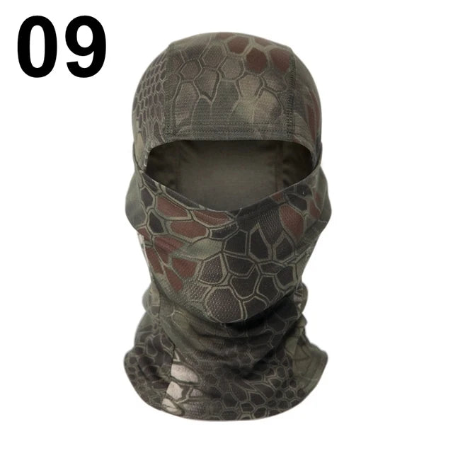 Tactical Balaclava Baseball Caps Full Face Mask Set Men Summer Snapback Sun Hat Outdoor Hunting Camouflage Balaclava