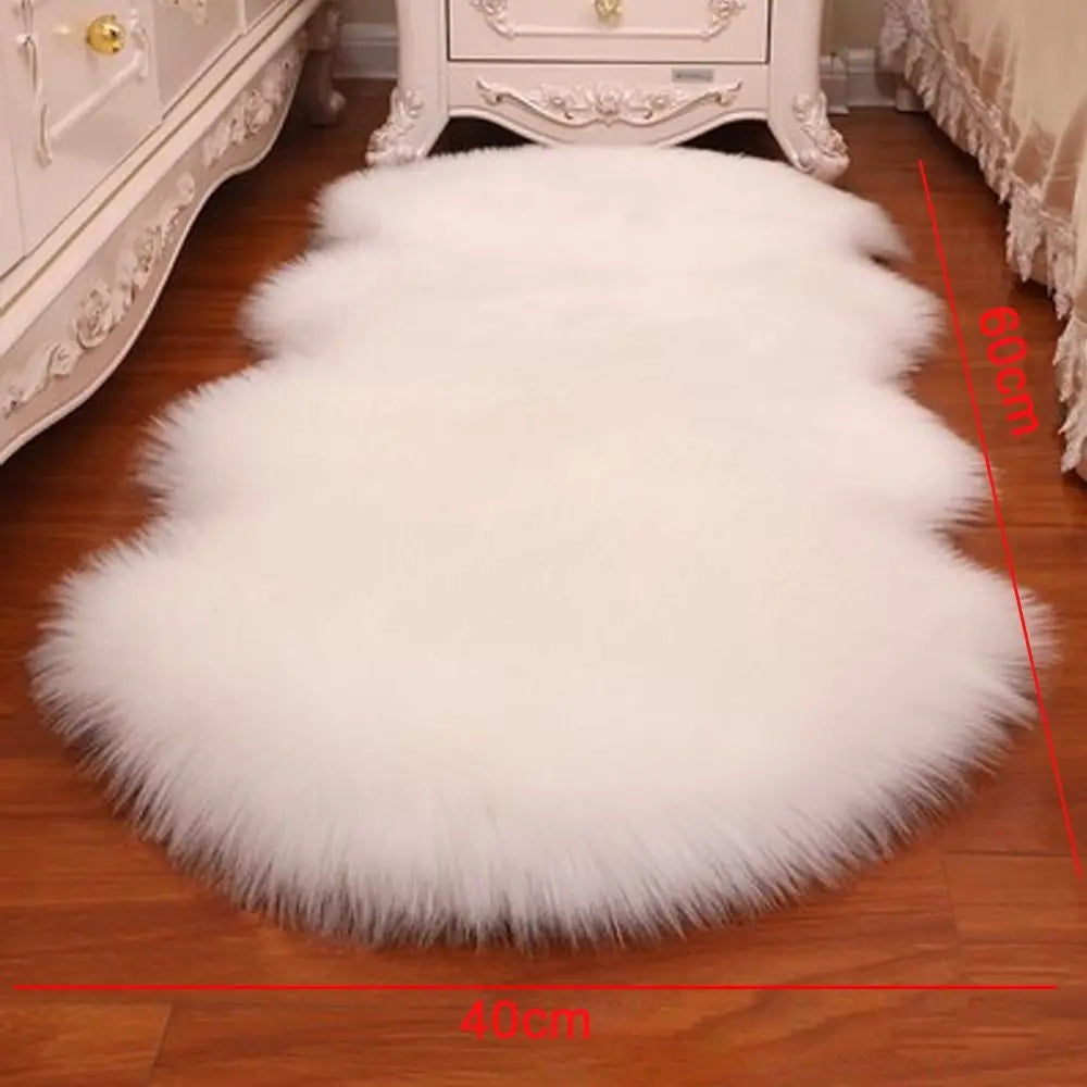 Artificial Sheepskin Long Hair Fluffy Rug