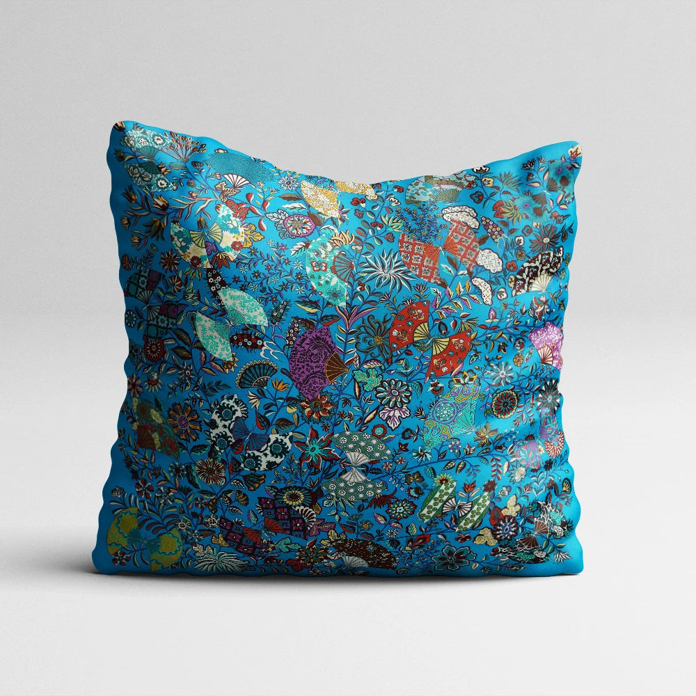 Euro Vintage Luxury Pillow Cover for Sofa Decoration Animal Revival Cushion Cover 45x45cm Horse/Bird/Flower Patter couch