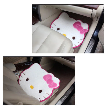 Hello Kitty Cartoon Plush Rug