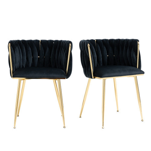 Metal Velvet Dining Chairs