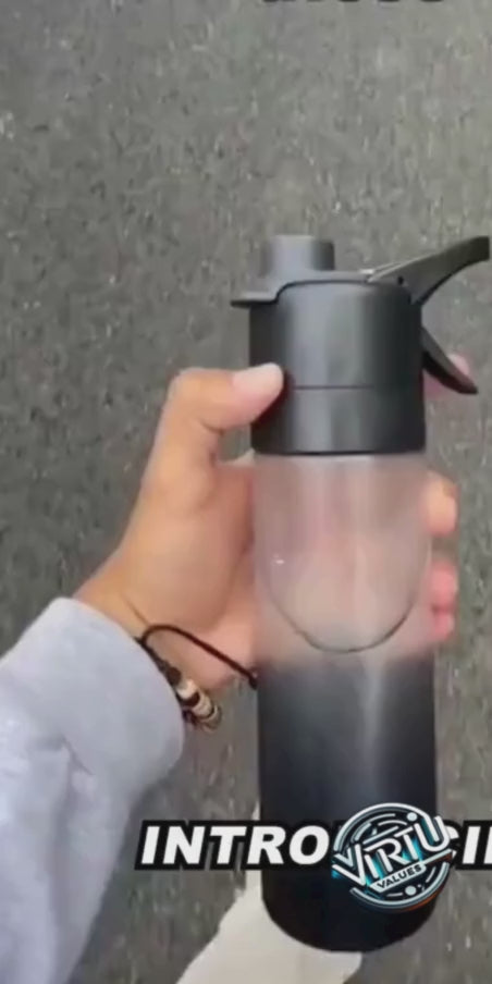 Outdoor Fitness Spray Water Bottle