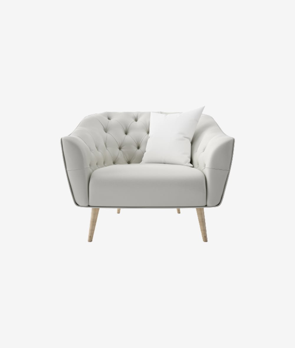 Green fabric chair - Image 3