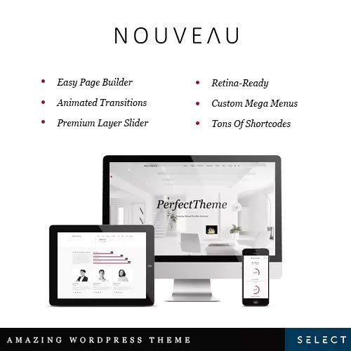 Nouveau | Multi-Purpose Retina WordPress Theme