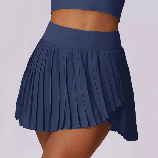 Women Athletic Golf Skort with Pocket Tennis Skirt with Pockets Running Workout High Waist Skirt A Line Pickleball Golf Skort