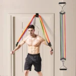 10-14pcs/Set Pull Rope Bodybuilding Resistance Bands Set Multi-function Tensioner Suit Muscle Training Belt Elastic Bands