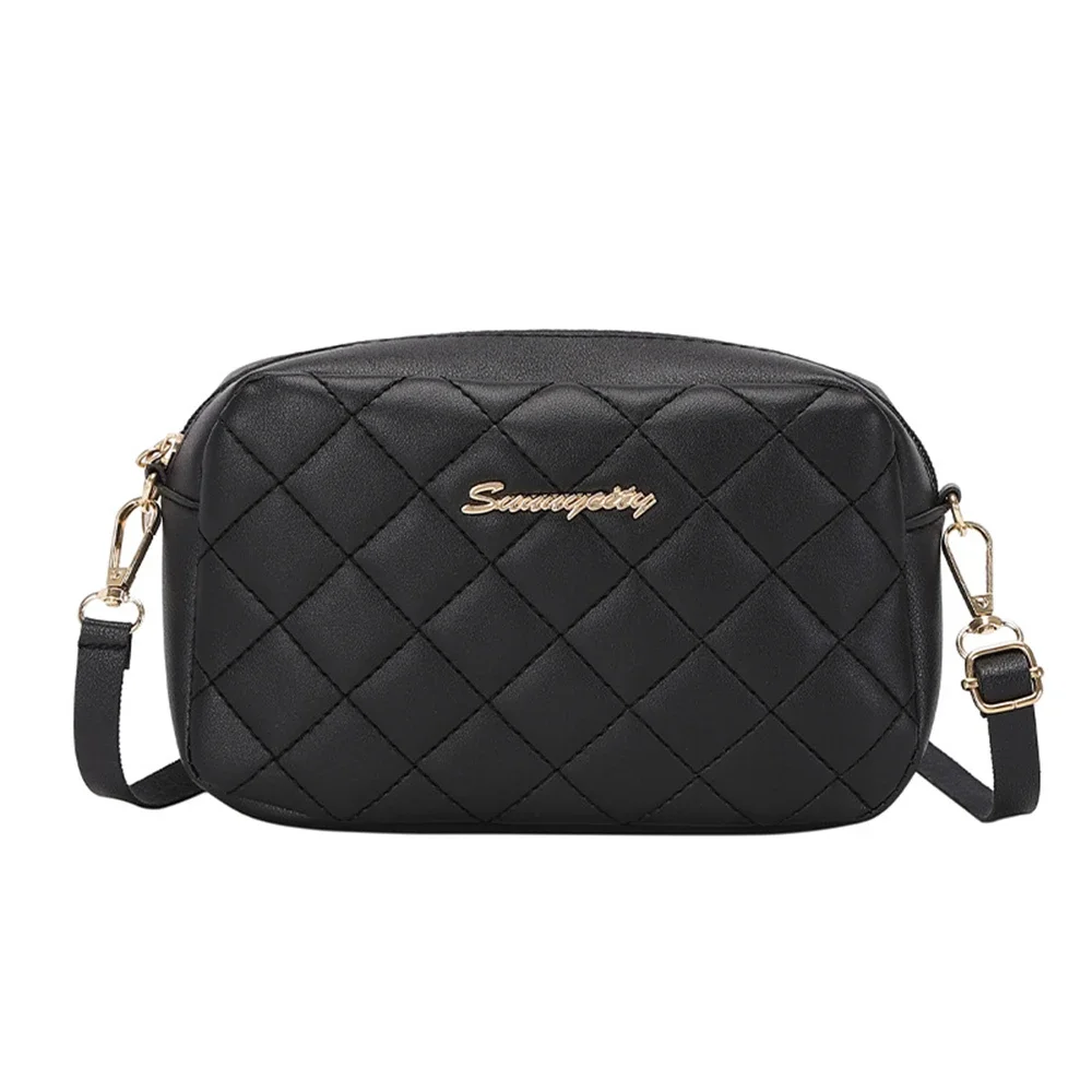 2026 tassel women's small crossbody bag trend diamond grid embroidery camera women's shoulder bag fashion chain crossbody bag - Image 9