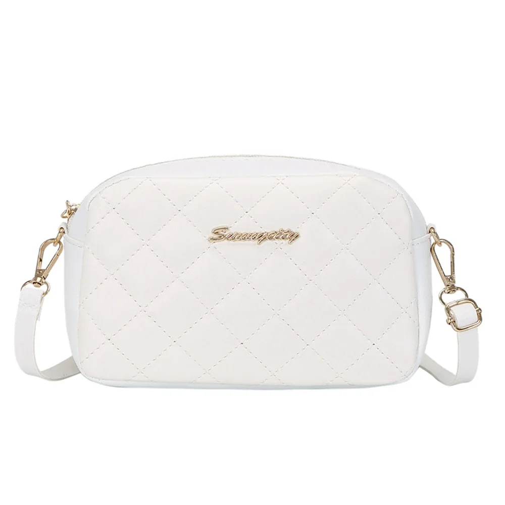 2026 tassel women's small crossbody bag trend diamond grid embroidery camera women's shoulder bag fashion chain crossbody bag - Image 7