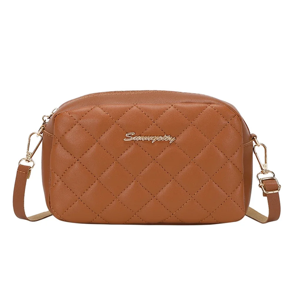 2026 tassel women's small crossbody bag trend diamond grid embroidery camera women's shoulder bag fashion chain crossbody bag - Image 8